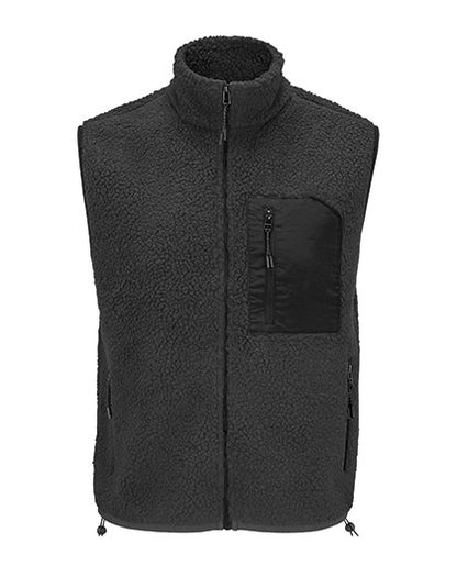 Modischer Bodywarmer mit Sherpa-Fleece