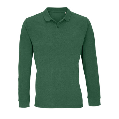 Unisex Long Sleeve Polo Shirt Planet