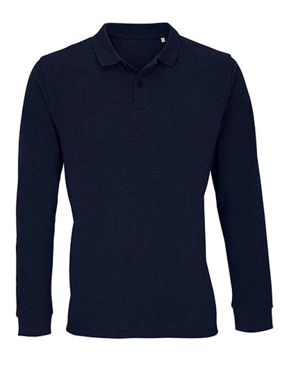 Unisex Long Sleeve Polo Shirt Planet