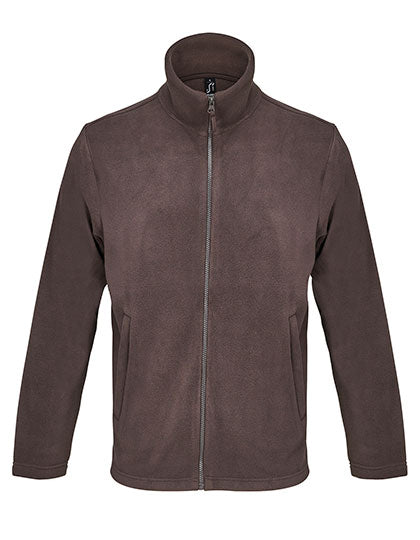 SOL´S Unisex Microfleece Full-Zip Jacket Nitro L04759 in Dark Chocolate