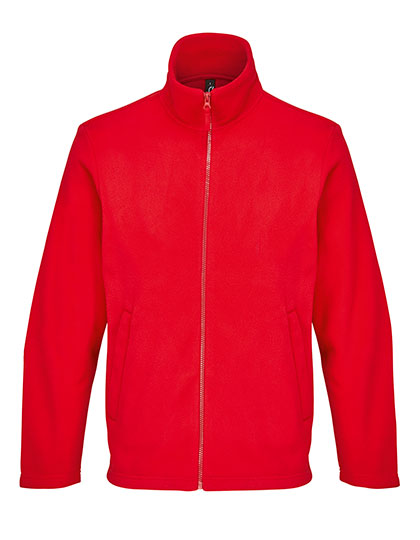 SOL´S Unisex Microfleece Full-Zip Jacket Nitro L04759 in Red