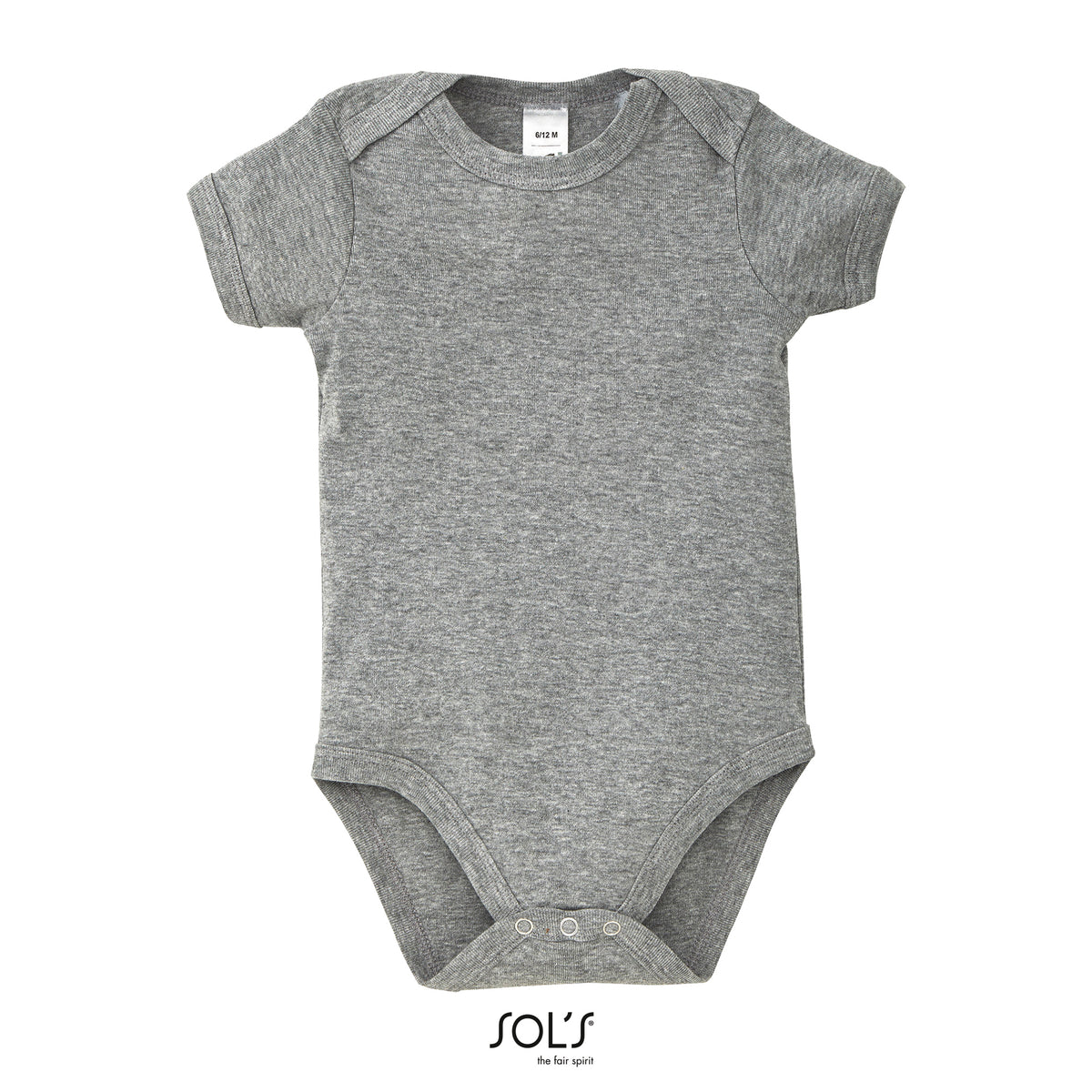 Babies Bodysuit Bambino von SOL´S – Vorderansicht für Textildruck und Stickerei