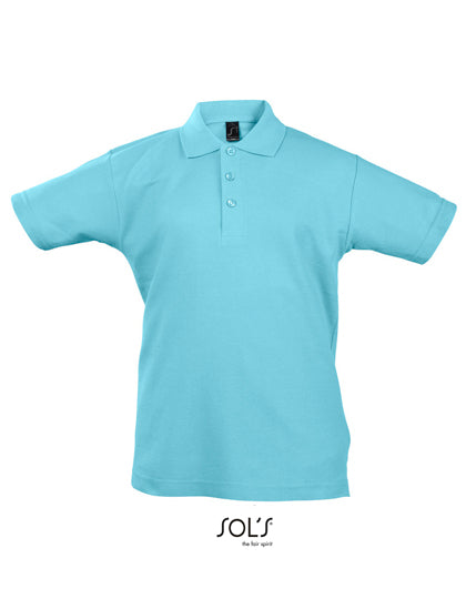 Kids´ Summer Polo II von SOL´S – Produkt- und Farbansicht für Textildruck und Stickerei