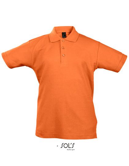 Kids´ Summer Polo II von SOL´S – Produkt- und Farbansicht für Textildruck und Stickerei
