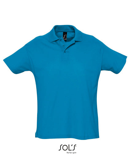 Klassisches Polo aus Gekämmter Baumwolle von SOL´S – Produkt- und Farbansicht für Textildruck und Stickerei