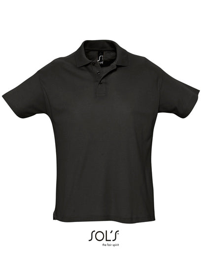 Klassisches Polo aus Gekämmter Baumwolle von SOL´S – Produkt- und Farbansicht für Textildruck und Stickerei
