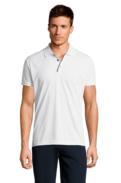 Leichtes Sport-Poloshirt aus 100% Polyester