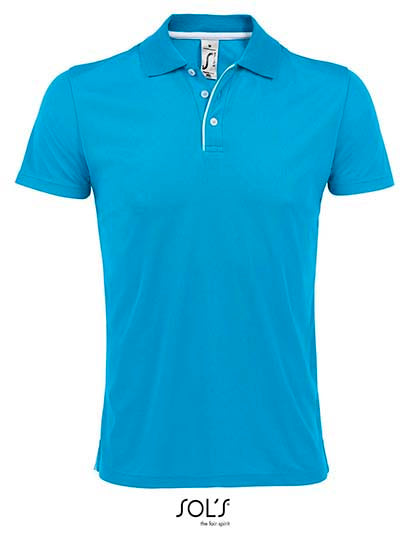 Leichtes Sport-Poloshirt aus 100% Polyester von SOL´S – Produkt- und Farbansicht für Textildruck und Stickerei