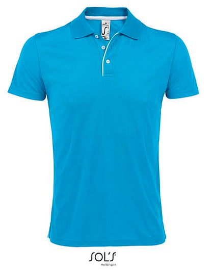 Leichtes Sport-Poloshirt aus 100% Polyester