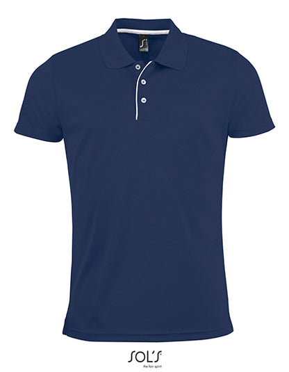 Leichtes Sport-Poloshirt aus 100% Polyester