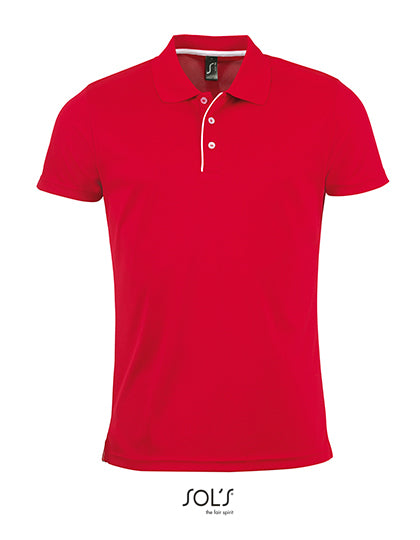 Leichtes Sport-Poloshirt aus 100% Polyester