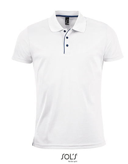 Leichtes Sport-Poloshirt aus 100% Polyester