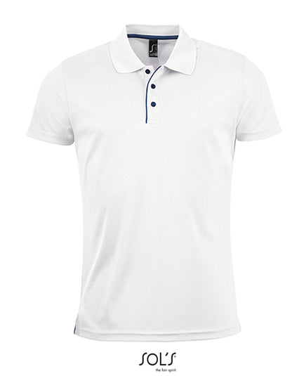 Leichtes Sport-Poloshirt aus 100% Polyester