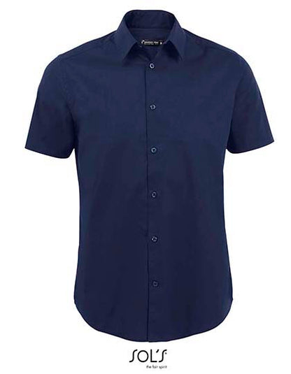 Men´s Stretch-Shirt Broadway Short Sleeve