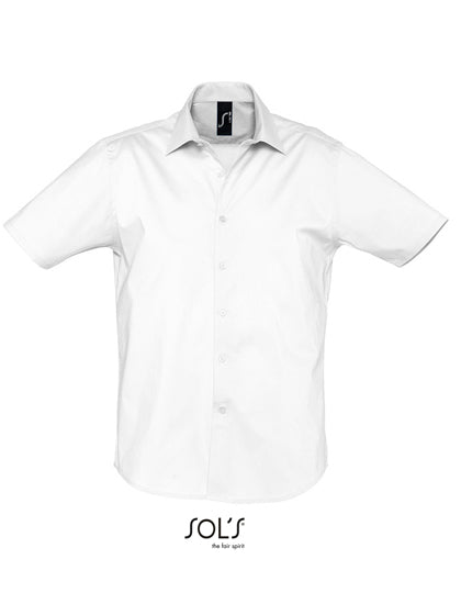 Men´s Stretch-Shirt Broadway Short Sleeve von SOL´S – Produkt- und Farbansicht für Textildruck und Stickerei
