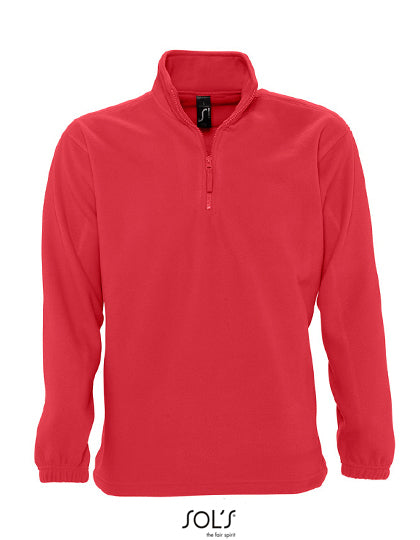 SOL´S Half-Zip Fleece Ness L740 in Red