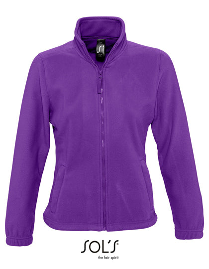 SOL´S Women´s Fleece Jacket North L745 in Dark Purple