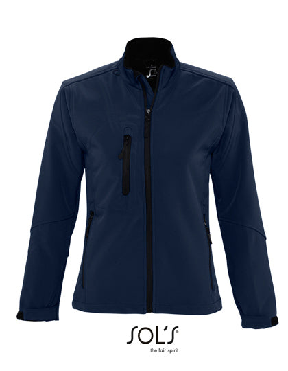 SOL´S Women´s Softshell Jacket Roxy in Abyss Blue – mit Firmenlogo individualisierbar