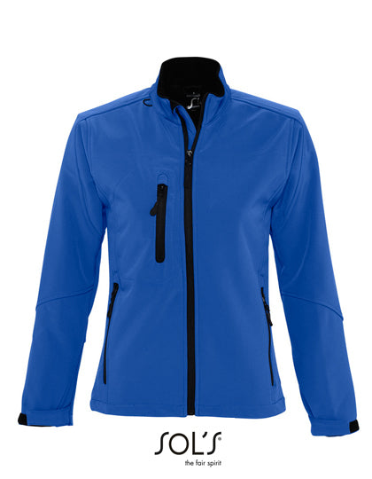 SOL´S Women´s Softshell Jacket Roxy in Royal Blue 241 – mit Firmenlogo individualisierbar