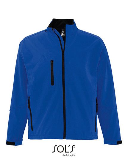 SOL´S Men´s Softshell Jacket Relax in Royal Blue 241 – mit Firmenlogo individualisierbar