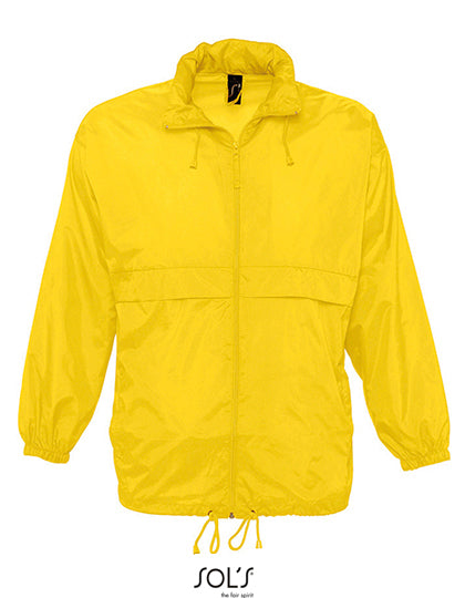 SOL´S Unisex Windbreaker Surf Jacket in Gold – mit Firmenlogo individualisierbar