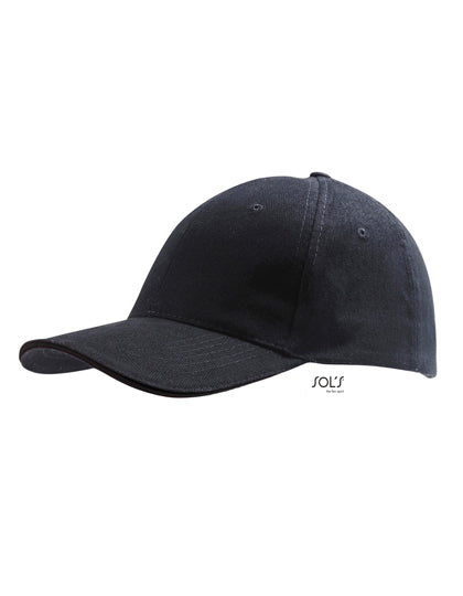 SOL´S Six Panel Cap Buffalo LC88100 in Black