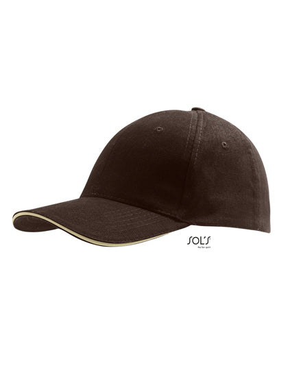 SOL´S Six Panel Cap Buffalo LC88100 in Chocolate
