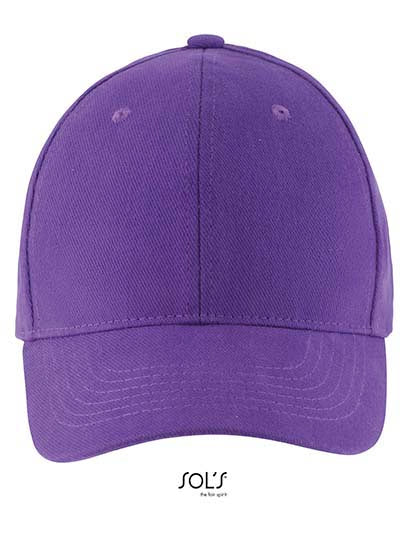 SOL´S Six Panel Cap Buffalo LC88100 in Dark Purple
