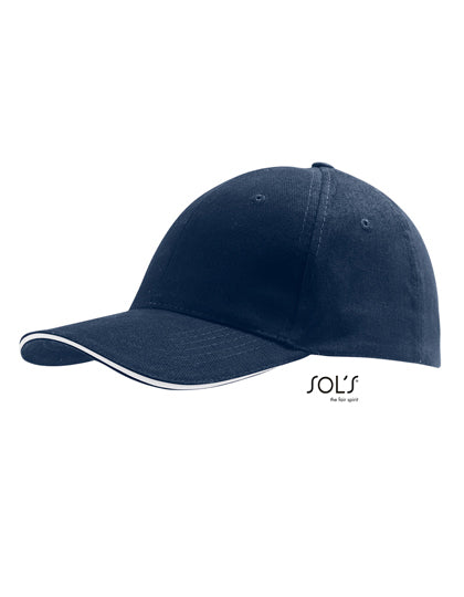 SOL´S Six Panel Cap Buffalo LC88100 in French Navy / White