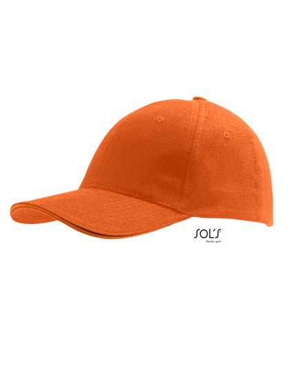 SOL´S Six Panel Cap Buffalo LC88100 in Orange