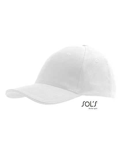 SOL´S Six Panel Cap Buffalo LC88100 in White
