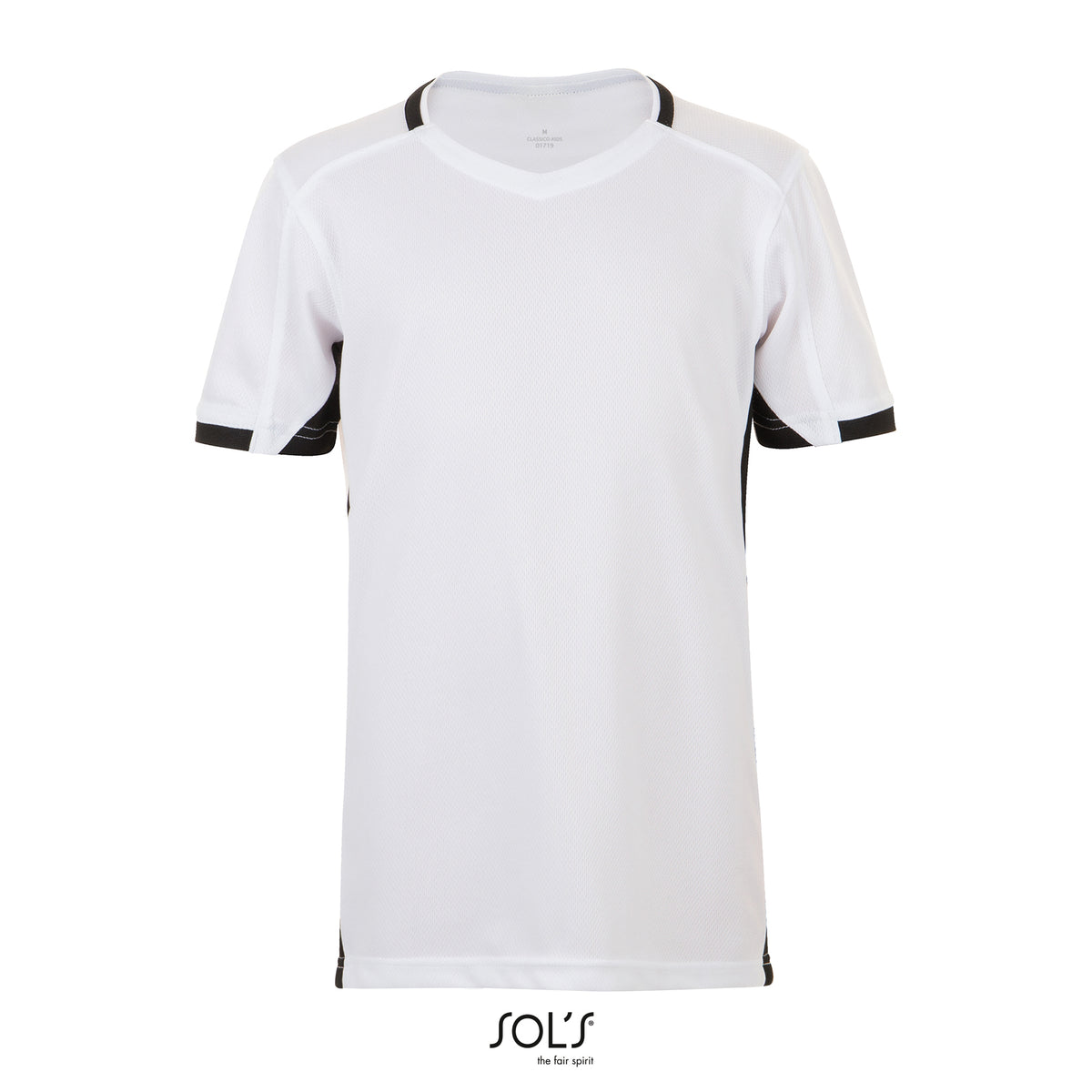Kids´ Classico Contrast Shirt von SOL´S – Vorderansicht für Textildruck und Stickerei