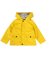 Larkwood Kinder-Regenjacke in Yellow – mit Firmenlogo individualisierbar