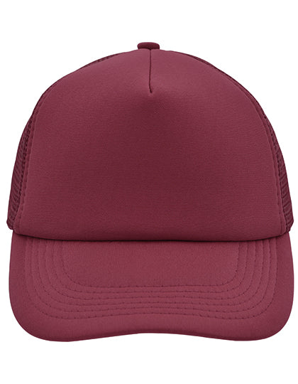Trendige 5-Panel-Mütze aus Mesh von Daiber – Produkt- und Farbansicht für Textildruck und Stickerei