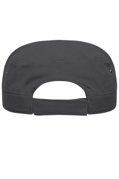 Militärisch inspiriertes 3-Panel-Cap aus Baumwollcanvas