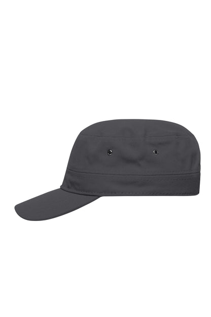 Militärisch inspiriertes 3-Panel-Cap aus Baumwollcanvas