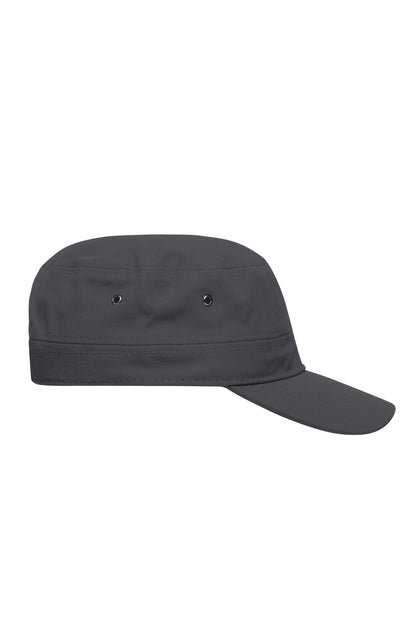 Militärisch inspiriertes 3-Panel-Cap aus Baumwollcanvas