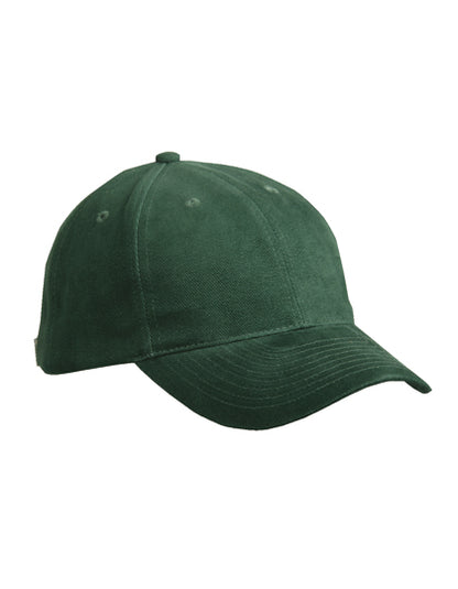 Hochwertiges 6-Panel-Cap aus gebürsteter Baumwolle