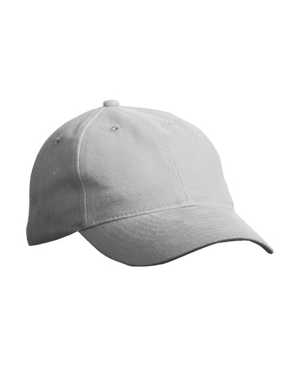 Hochwertiges 6-Panel-Cap aus gebürsteter Baumwolle
