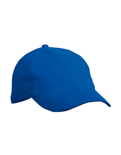 Hochwertiges 6-Panel-Cap aus gebürsteter Baumwolle