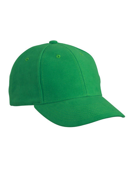 Klassisches 6-Panel-Cap aus stark gebürsteter Baumwolle von Daiber – Produkt- und Farbansicht für Textildruck und Stickerei