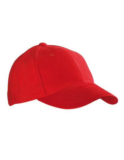 Klassisches 6-Panel-Cap aus stark gebürsteter Baumwolle