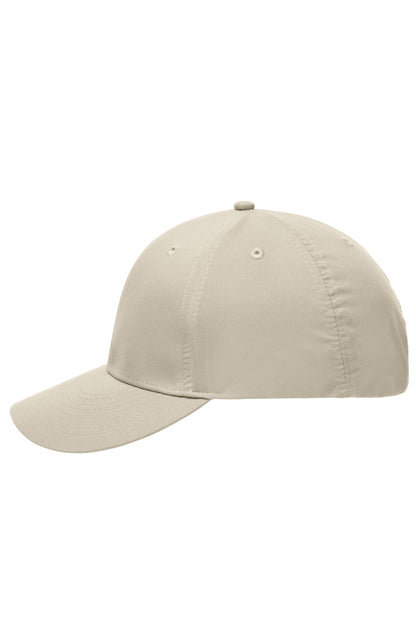 Wasserabweisendes 6-Panel-Cap aus Mikrofaser
