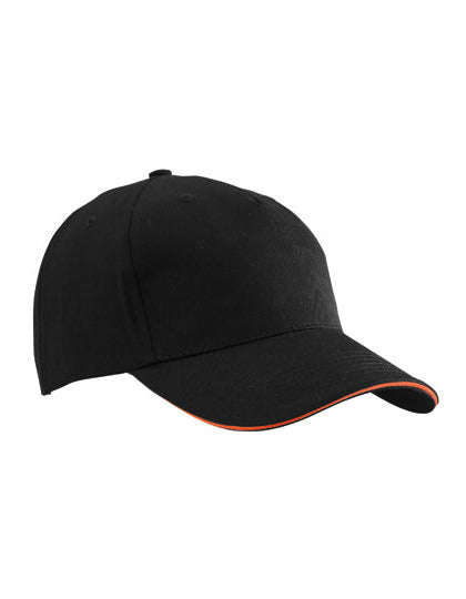Sandwich Cap mit Kontrastdetails von Daiber – Produkt- und Farbansicht für Textildruck und Stickerei