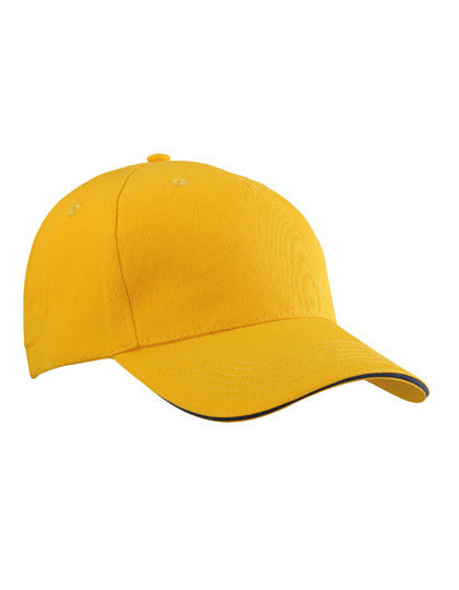 Sandwich Cap mit Kontrastdetails von Daiber – Produkt- und Farbansicht für Textildruck und Stickerei