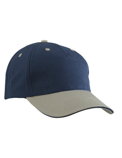 Sandwich Cap mit Kontrastdetails
