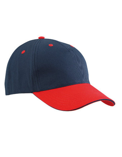 Sandwich Cap mit Kontrastdetails