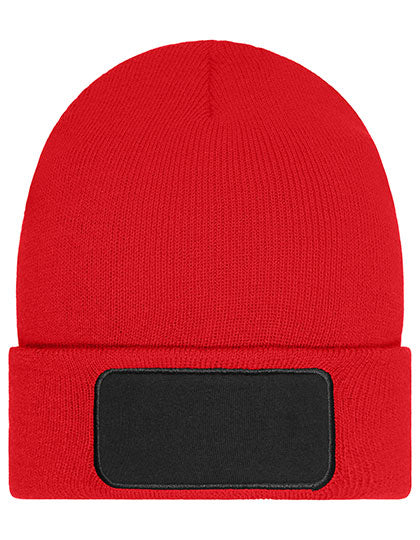 Beanie mit Patch Thinsulate von Daiber – Produkt- und Farbansicht für Textildruck und Stickerei