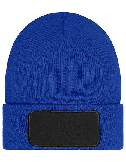 Beanie mit Patch Thinsulate von Daiber – Produkt- und Farbansicht für Textildruck und Stickerei