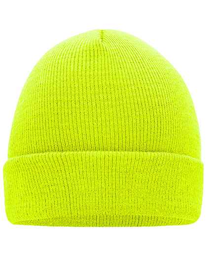 Stylische Beanie aus Polyacryl für den Winter von Daiber – Produkt- und Farbansicht für Textildruck und Stickerei